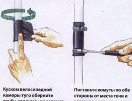 Kako ukloniti curenje u cijevi za grijanje - uzroci i posljedice, metode popravka