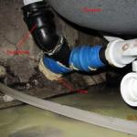 What to do if a plastic pipe is leaking